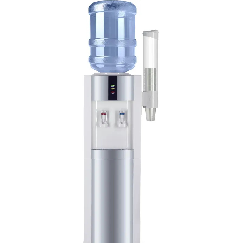Кулер для воды напольный Ecotronic Экочип V21-L white-silver