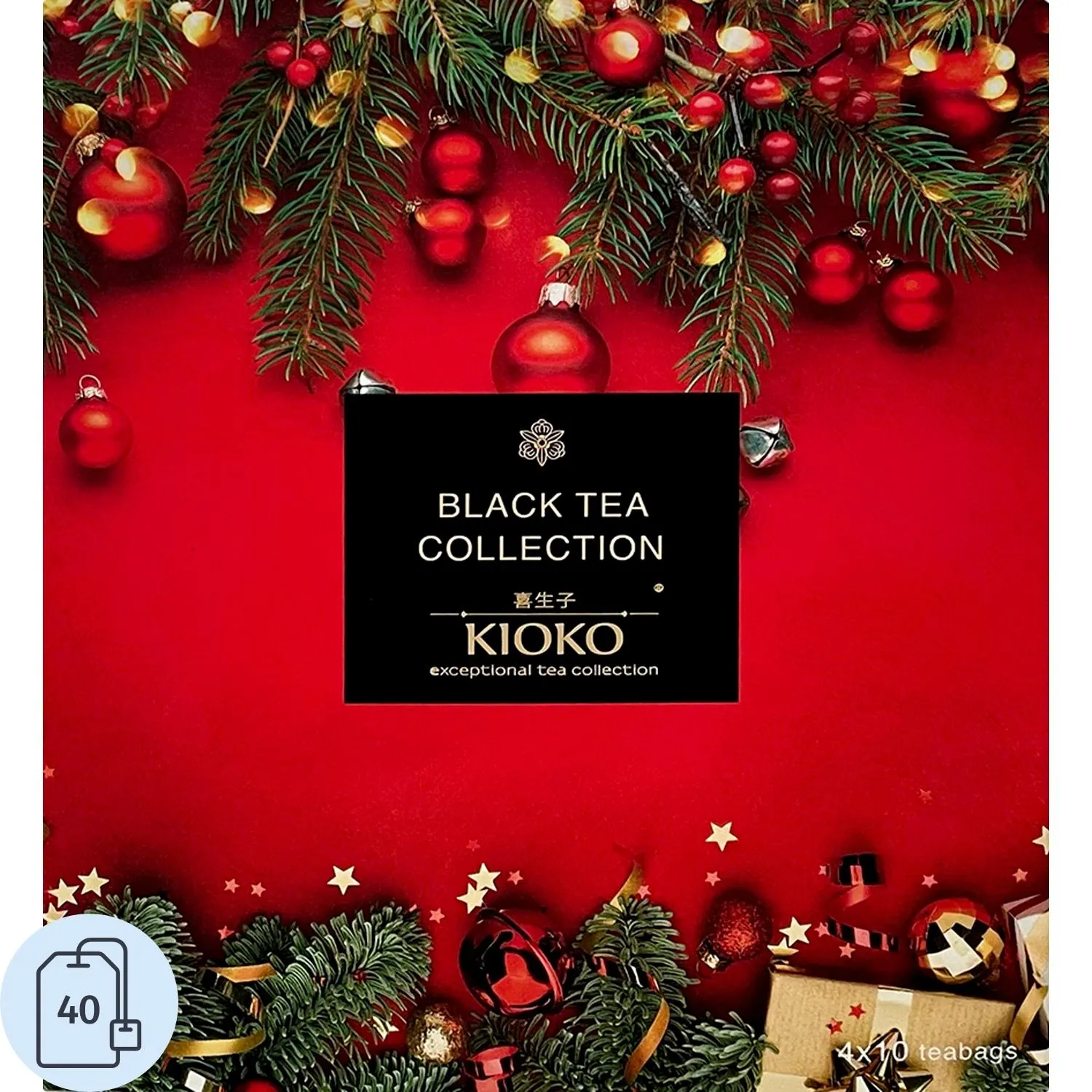 Чай чёрный Kioko Black Tea Collection 40 пакетиков Чай чёрный Kioko Black Tea Collection 40 пакетиков
