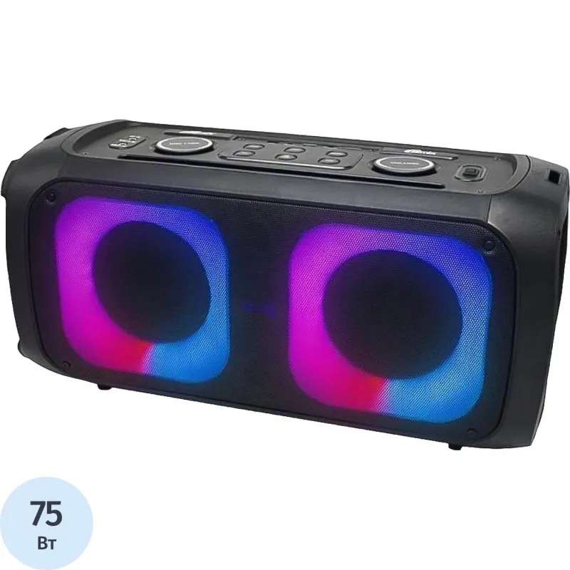 Акустическая система Ritmix SP-910B black, 2 беспр микрофона в компл