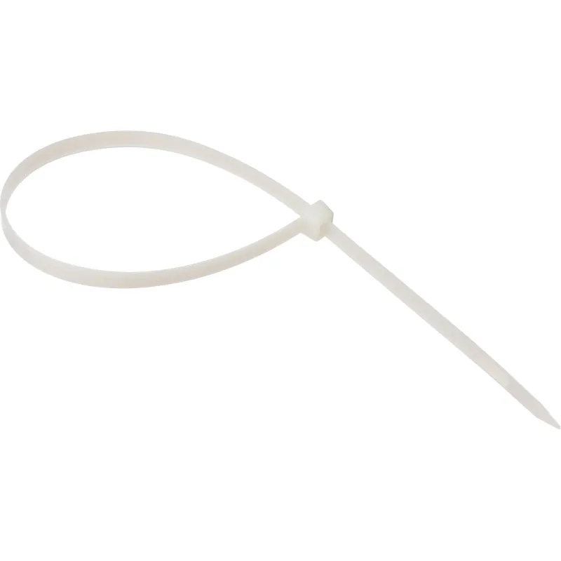 Хомут стяжка нейлоновая TOPFORT 8х400 (7,6х400 мм) белый 100 шт/уп
