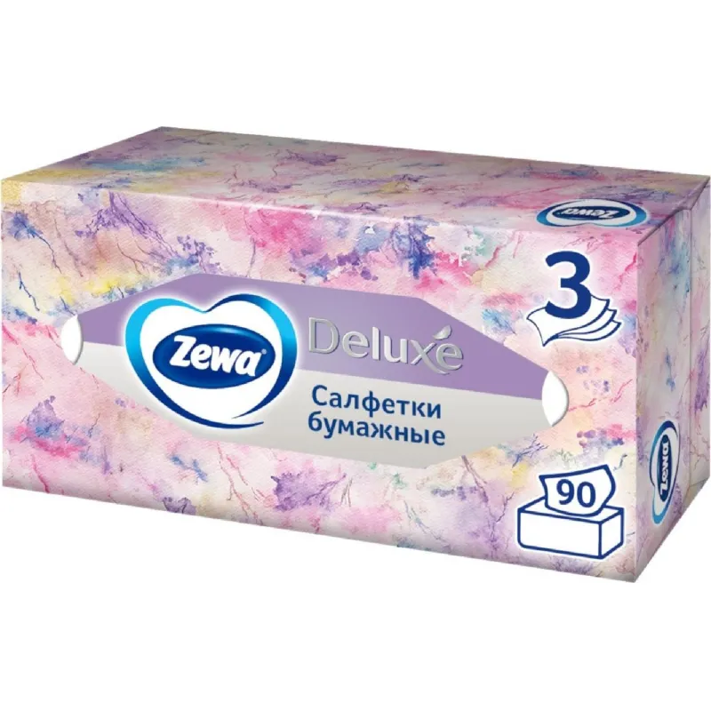 Салфетки космет. ZEWA-Family 28420/3849 3-сл.90шт./уп.