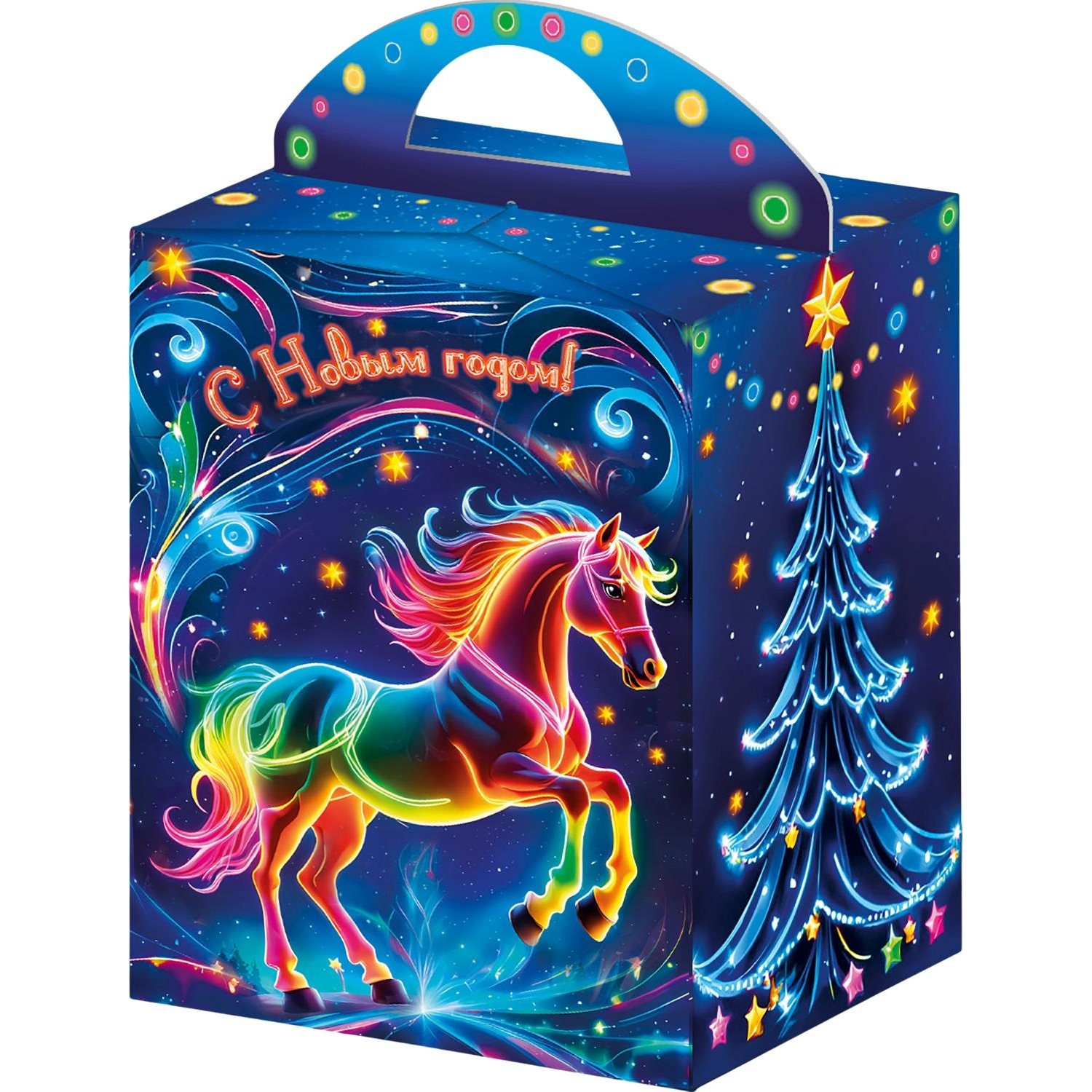 Новогодний сладкий подарок 'Северное сияние' 1000 грамм, А25120