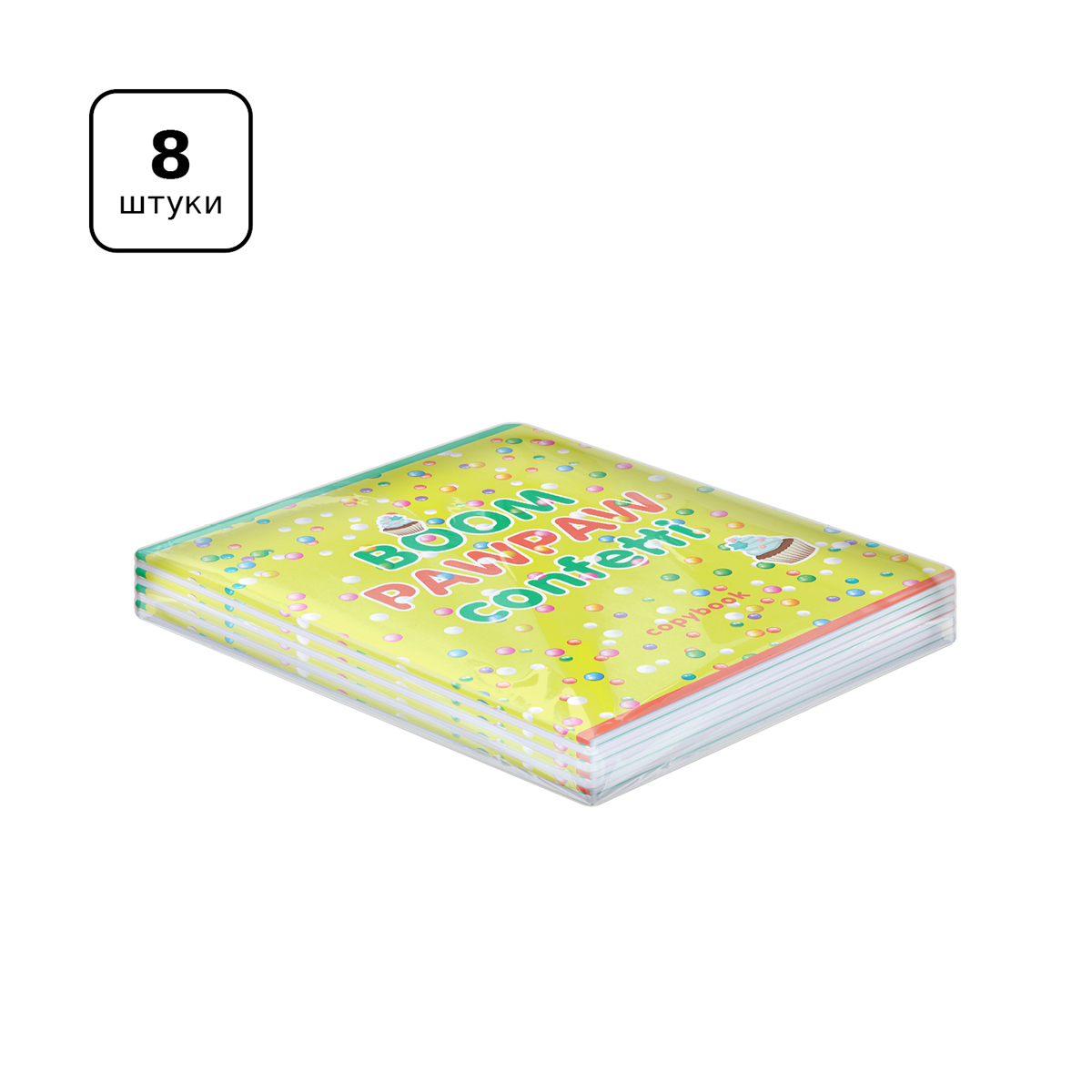 Тетрадь 48л., А5, клетка BG "Сладкая жизнь", эконом