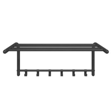 Вешалка настенная Эльда-2 (черный, 670х285х280 мм, 6 крючков)