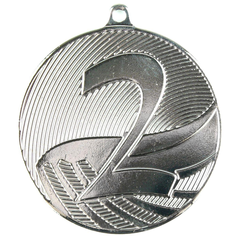 Медаль 2 место 50мм серебро MD1292 366853