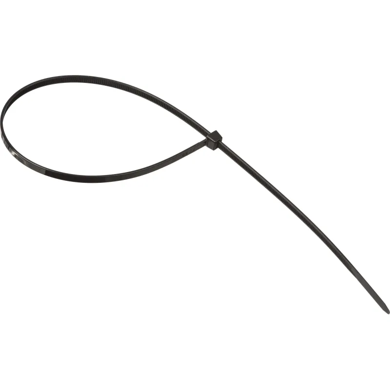 Хомут стяжка нейлоновая TOPFORT 5х400 (4,8х400 мм) чёрный 100 шт/уп