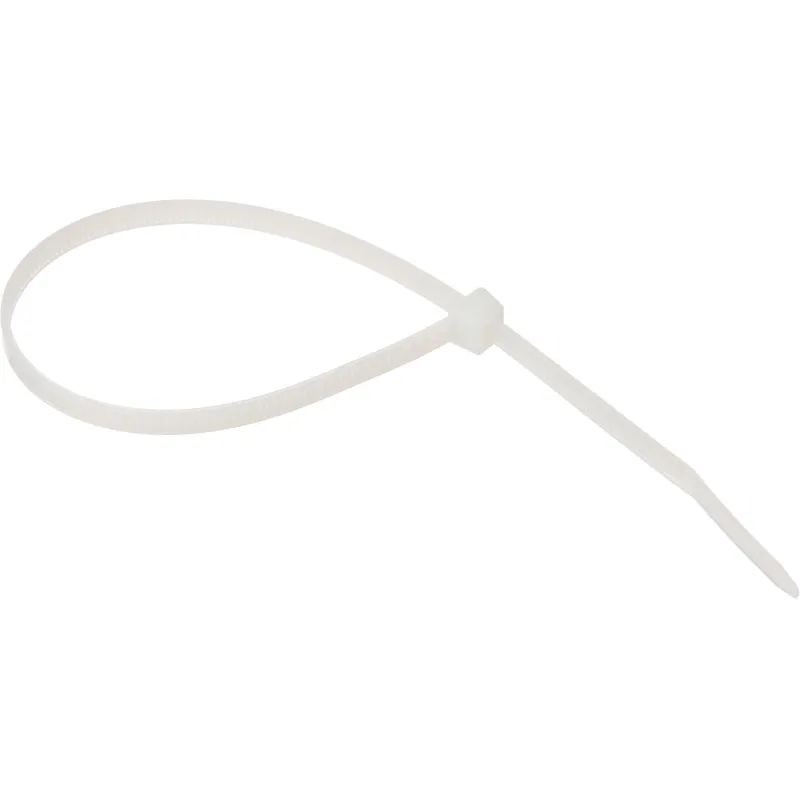 Хомут стяжка нейлоновая TOPFORT 5х250 (4,8х250 мм) белый 100 шт/уп