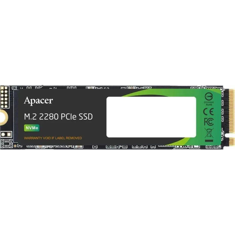 SSD накопитель Apacer SSD AS2280P4X(AP512GAS2280P4X-1) 512Gb M.2 2280 PCIe