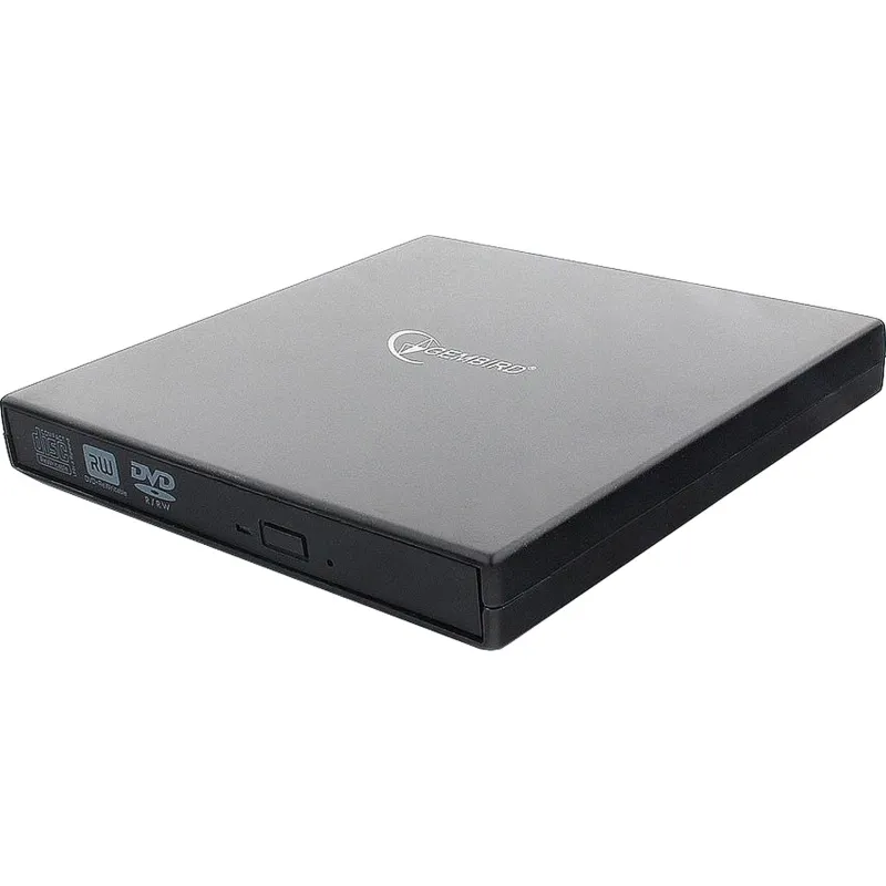 Привод DVD Gembird DVD-USB-02 пластик, черный USB 2.0