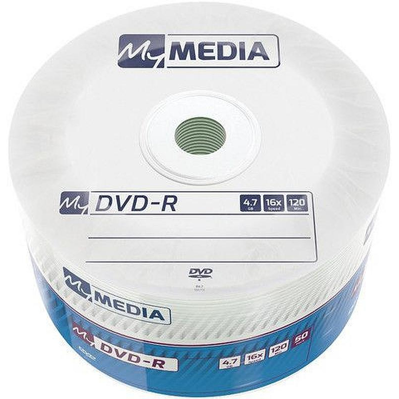 Носители информации DVD-R MyMedia 4.7Gb 16x Pack wrap(50шт/уп)