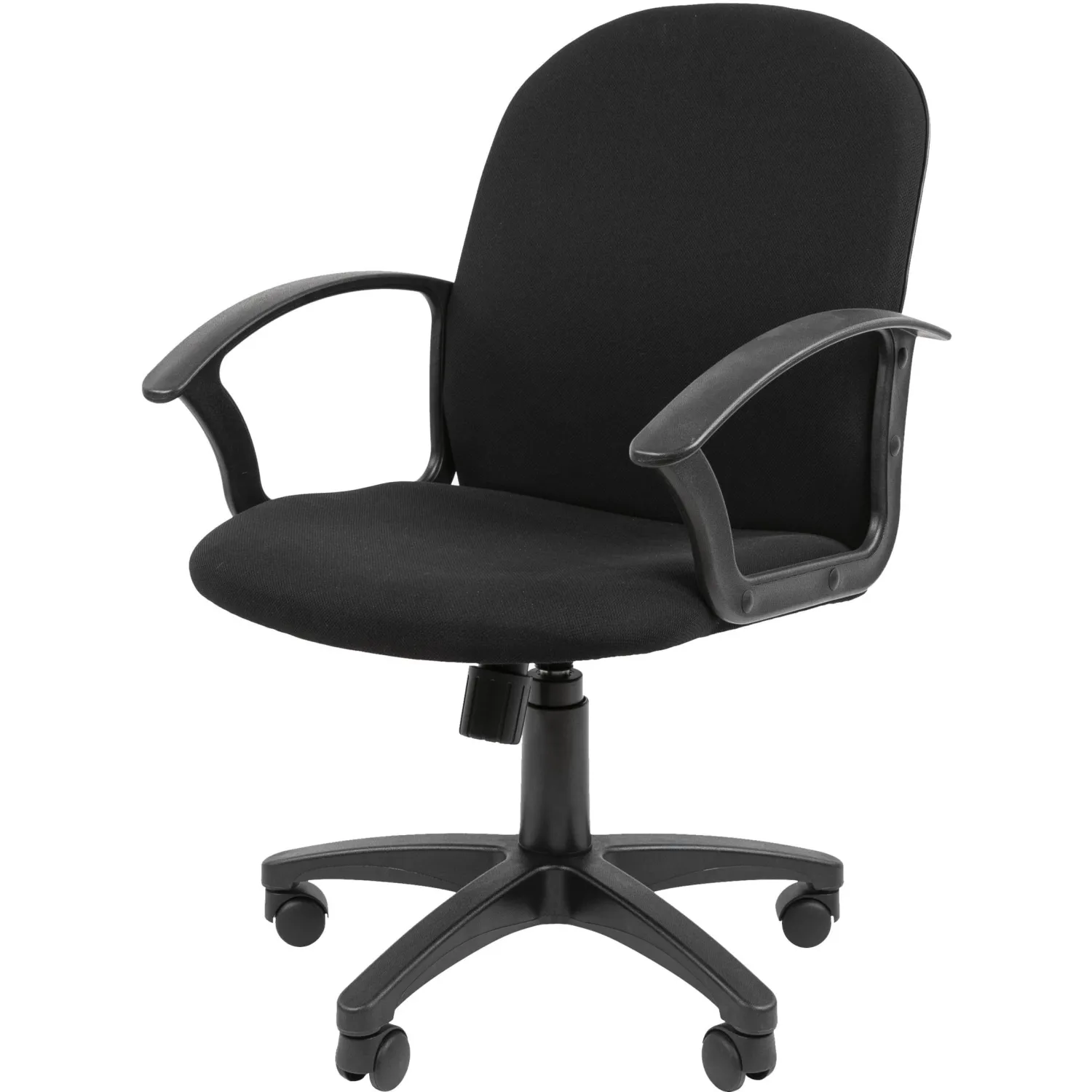 Кресло офисное Chairman 681 черное (ткань, пластик)