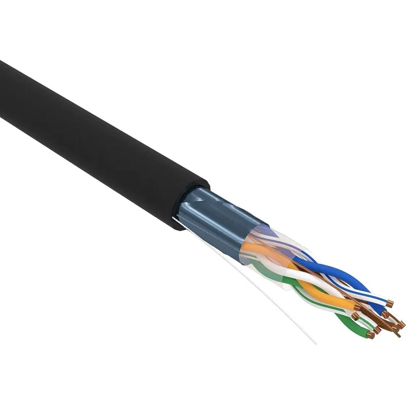 Кабель REXANT (01-0146-1) F/UTP CAT 5e, PE, 4PR, 24AWG, OUTDOOR, SOLID,305м