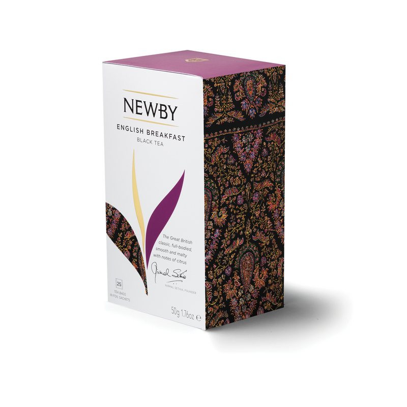 Чай Newby Английский Завтрак черный 25 пакетиков
