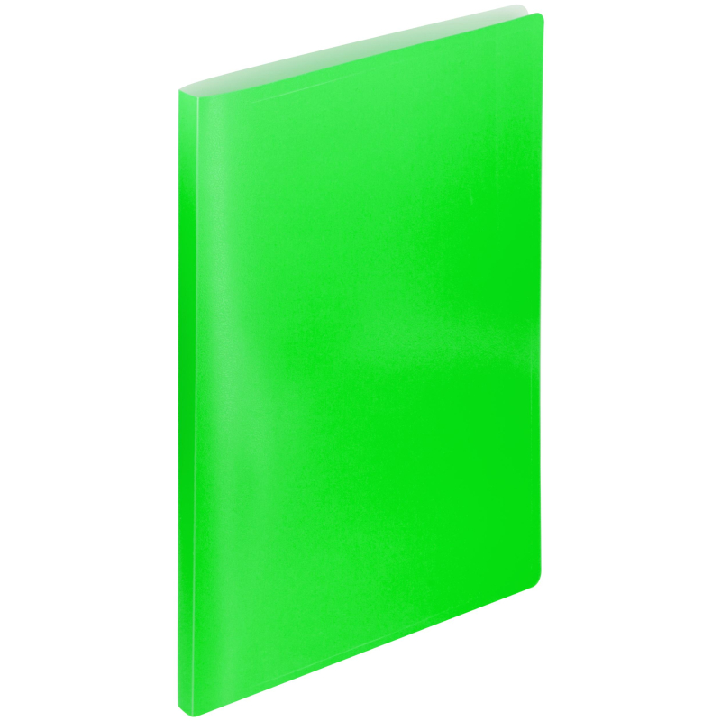 Папка с зажимом Attache Neon А4, плотность 500мкм, салатовый