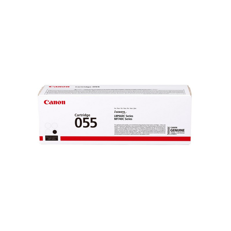 Картридж лазерный Canon 055 BK 3016C002 черный оригинальный