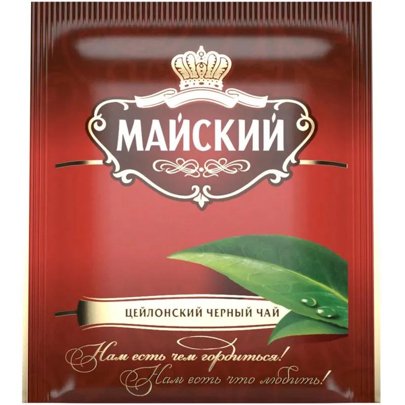 Чай черный Майский сашет 2г*200пак