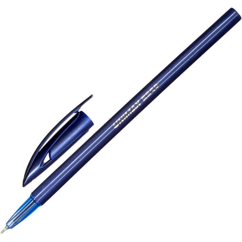 Ручка шариковая неавтоматическая Unimax EECO 0,7мм, син, масл, неавтомат