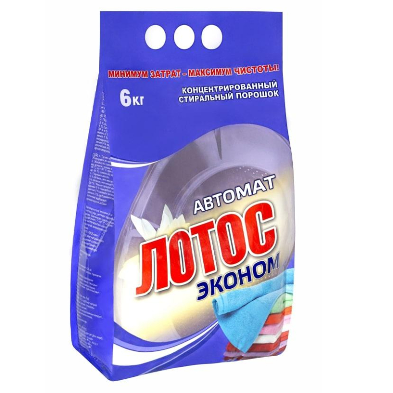Порошок стиральный Лотос эконом д/автоматической стирки 6кг