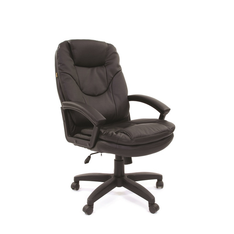 Кресло VT_CHAIRMAN 668 LT экокожа черная, пластик черный