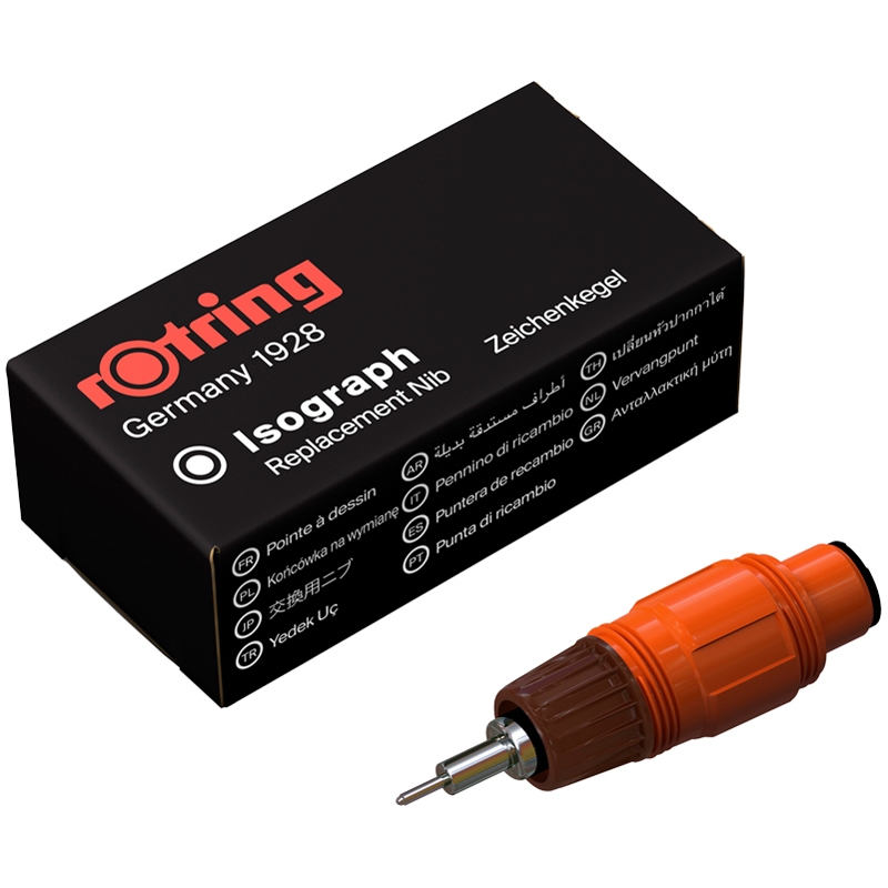 Пишущий элемент для изографа Rotring 1.0мм, картон. упаковка