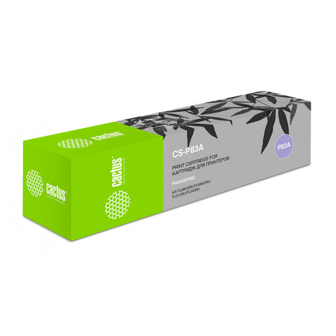 Тонер-картридж CACTUS (CS-P83A) для PANASONIC KX-FLM651,653,663,672ресурс 2500 стр.