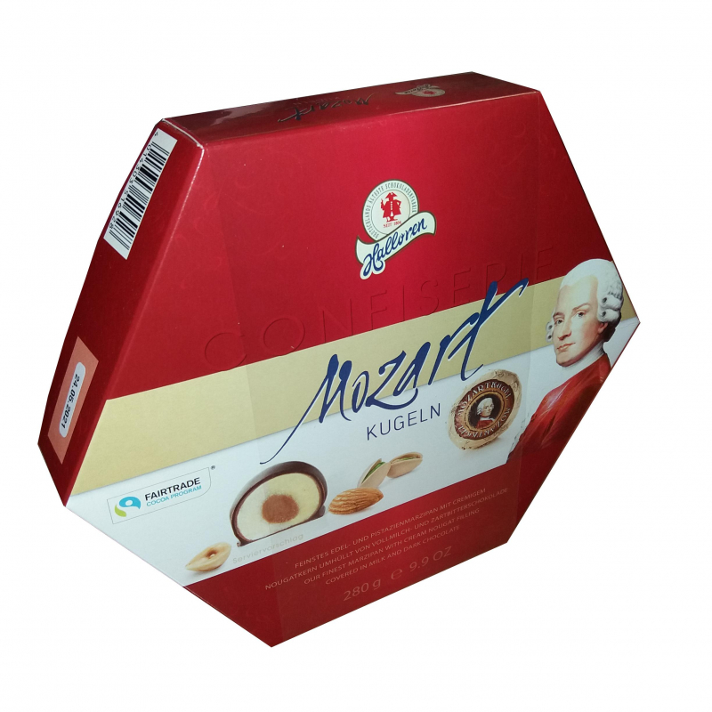 Набор конфет Halloren Моцарт марципан в шоколаде 280г 11 штxкор
