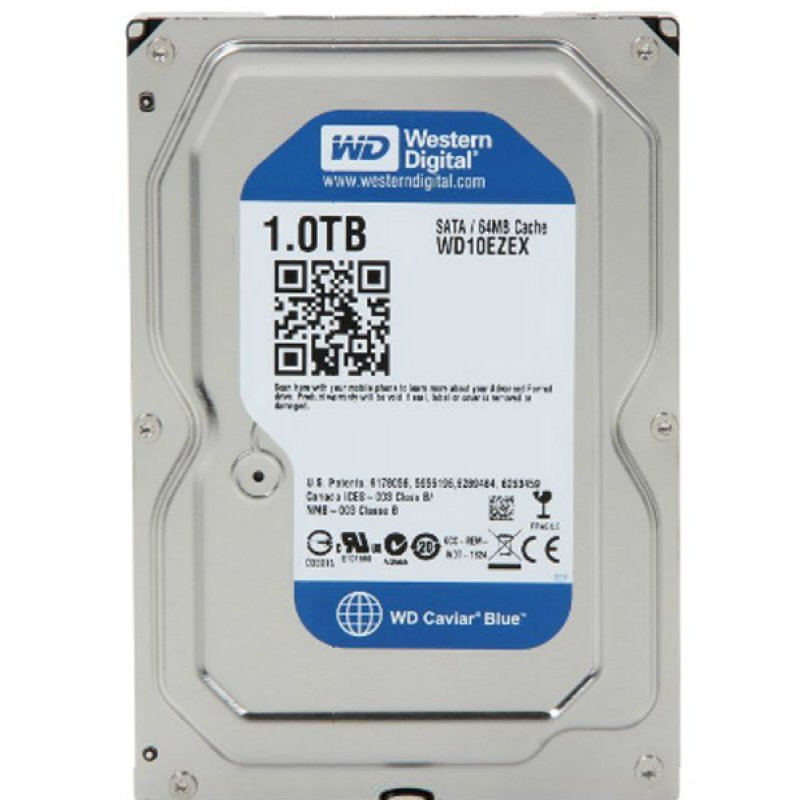 Жесткий диск Western Digital Blue 1 ТБ (WD10EZEX)