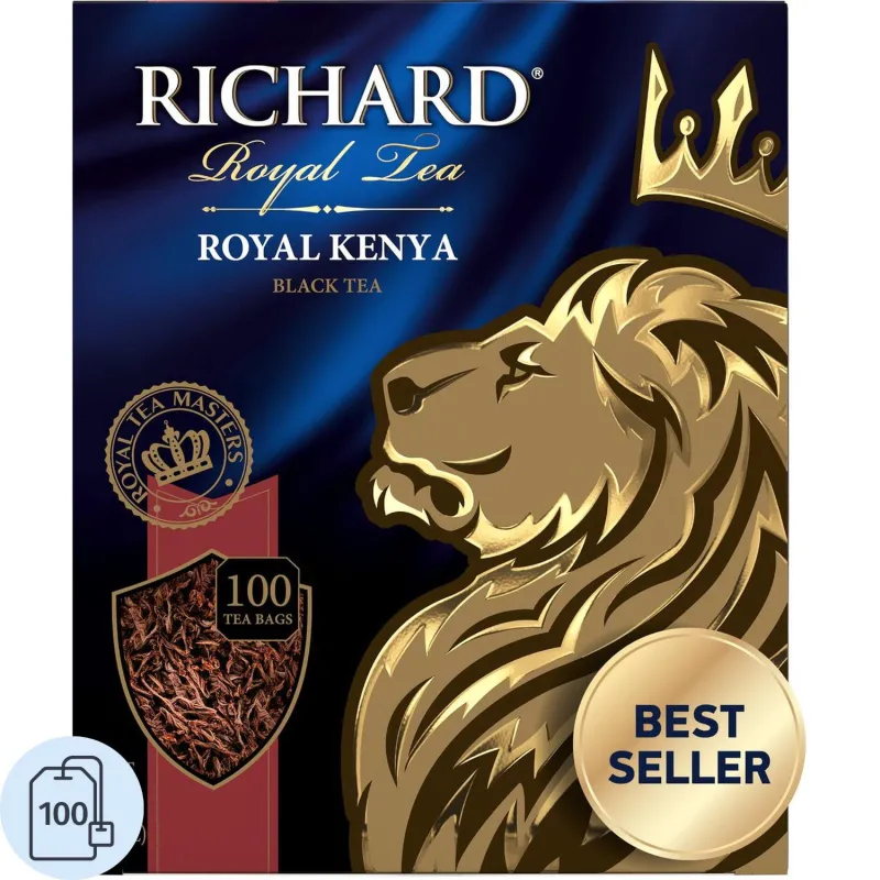 Чай Richard Royal Kenya черный 100 пакетиков