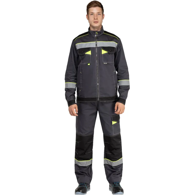 Костюм летний муж.Корвет СОП КБ1 (КБР) т.сер./черн.(р.48-50)170-176