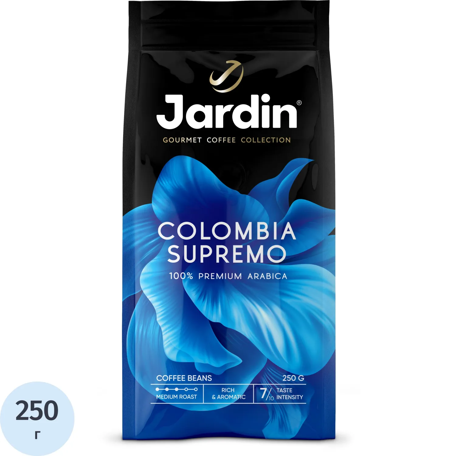 Кофе в зёрнах Jardin Колумбия Супремо, 250г