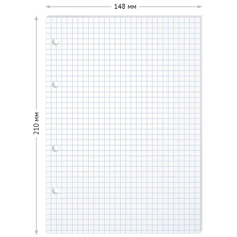 Сменный блок 80л., А5, BG, белый, пленка т/у