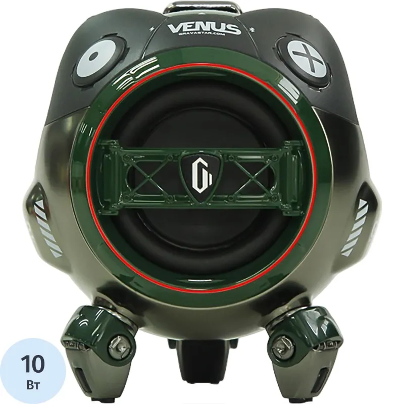 Акустическая система Gravastar Venus Aurora Greenм, 10Вт, подсветка
