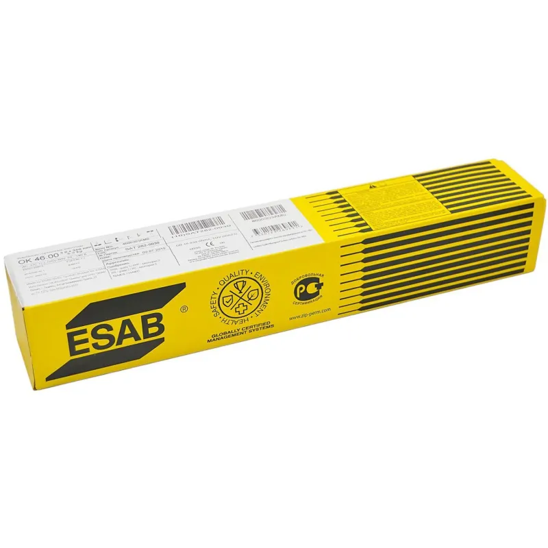 Электроды ESAB OK 46.00 2,5x350 (2,5кг) 4600253WE2