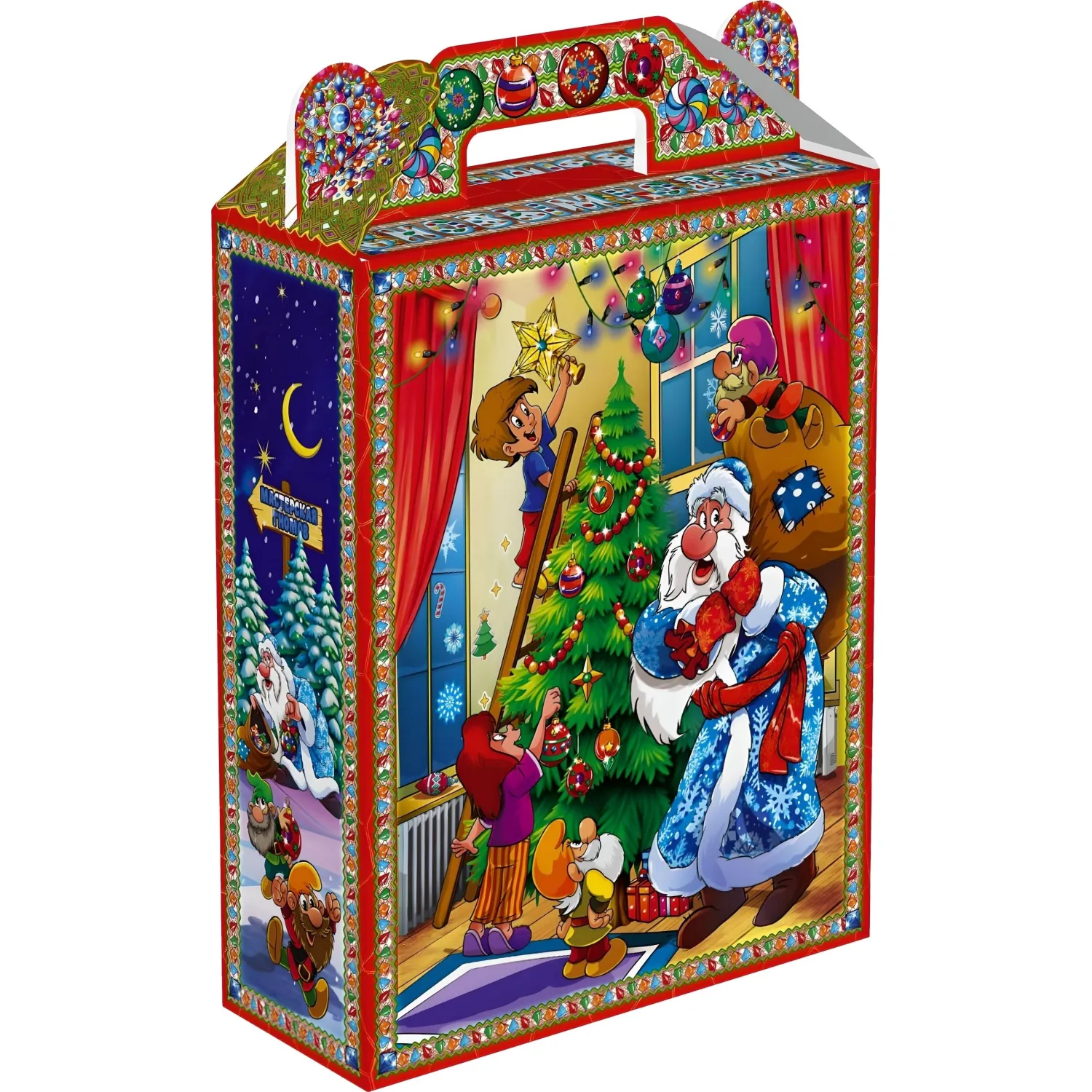 Новогодний сладкий подарок 'Мастерская гномов' 1000 грамм, А25122