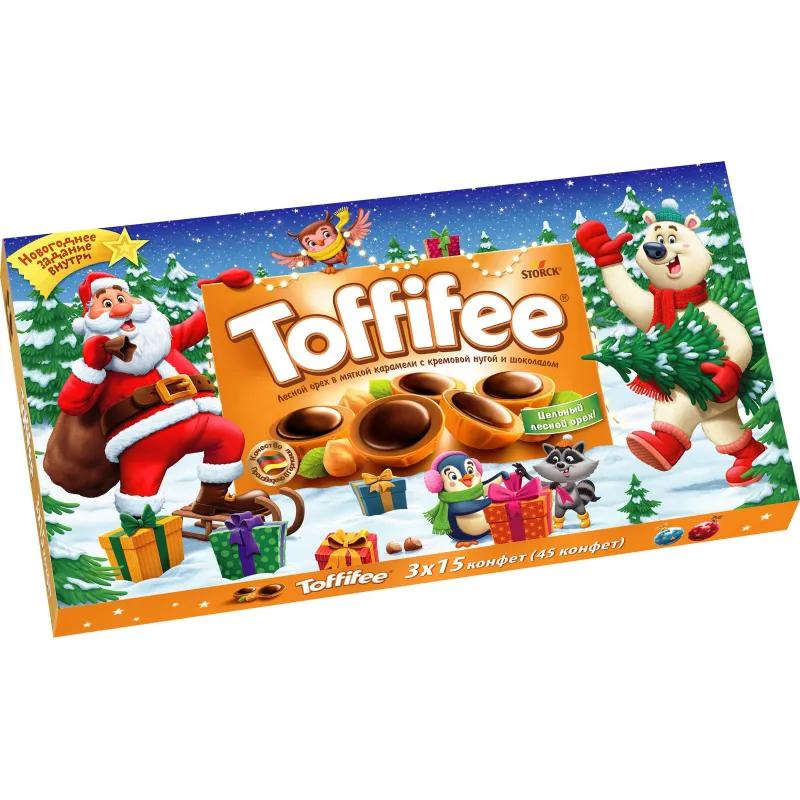 Конфеты Toffifee Полярный медведь и друзья, 375 г