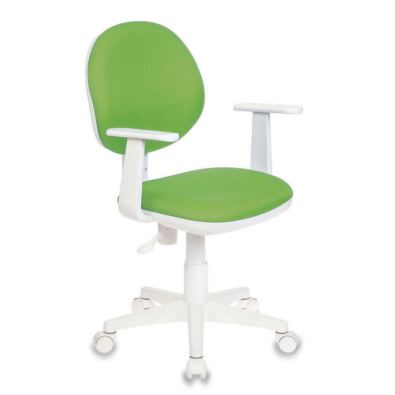 Кресло VB_Детское CH-W356AXSN/15-118 ткань зелен., пластик бел.