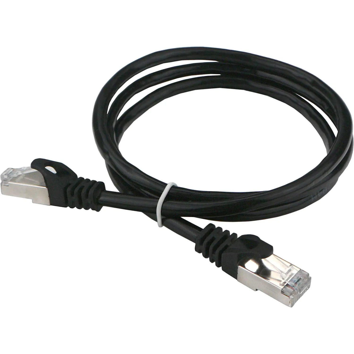 Кабель витая пара Cablexpert PP6-1M/BK cat 6 1 м
