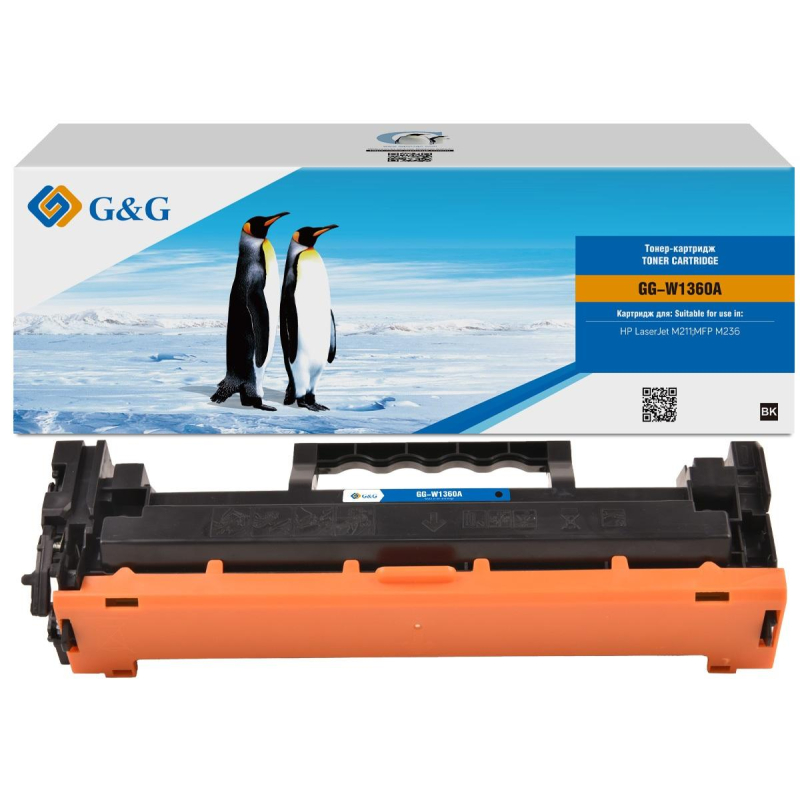 Картридж лазерный G&G GG-W1360A чер. для HP LJ M211/M236