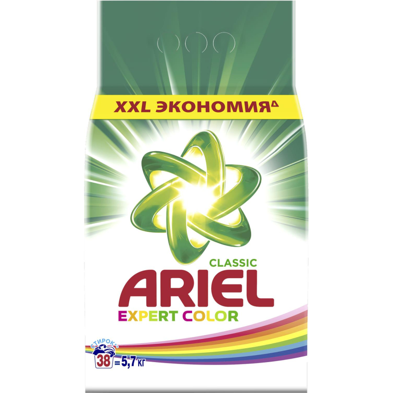 Порошок стиральный автомат Ariel Expert Color 5.7 кг