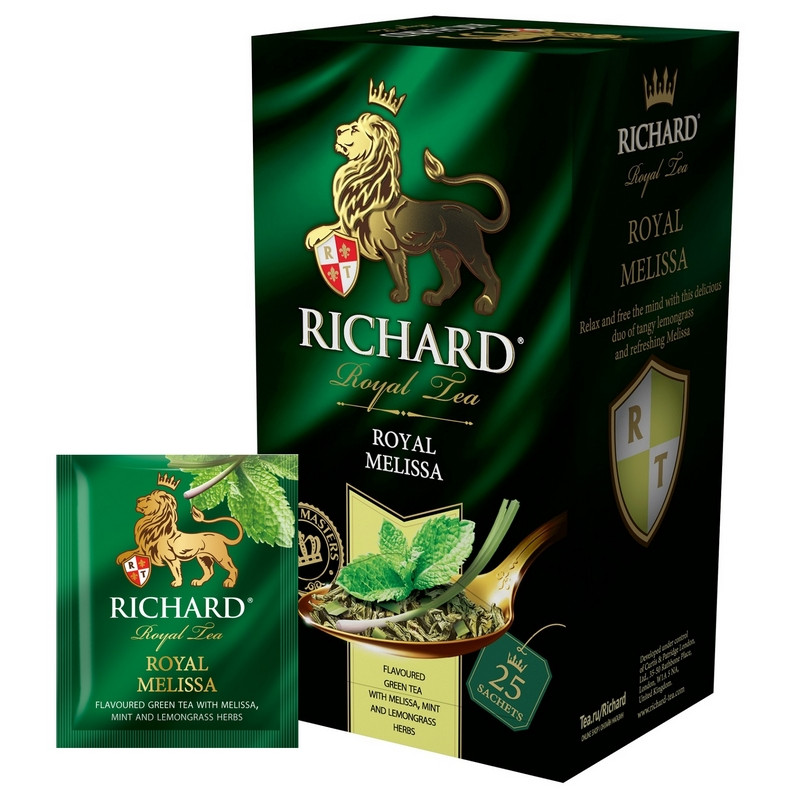Чай Richard Royal Melissa зелен., 25 пак