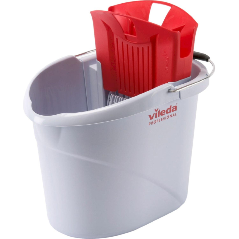 Ведро с отжимом Vileda Professional УльтраСпид Мини 10 л пластиковое красный (арт. производителя 129