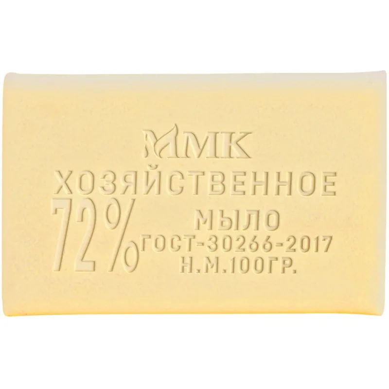 Мыло хозяйственное Ммк 72% 100 г (без обертки)