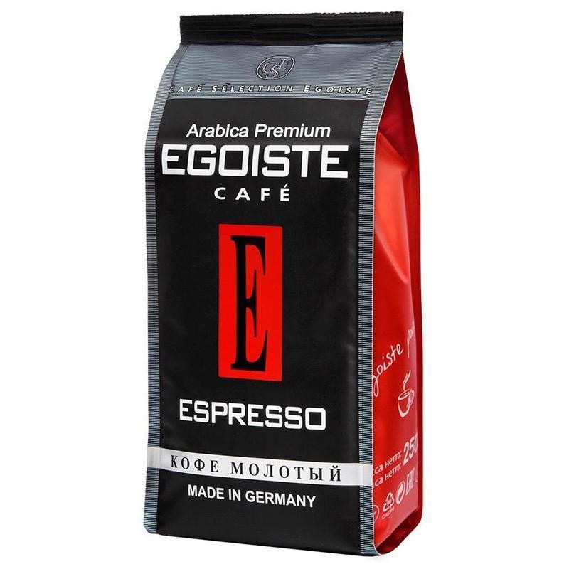 Кофе EGOISTE Espresso молотый,250г