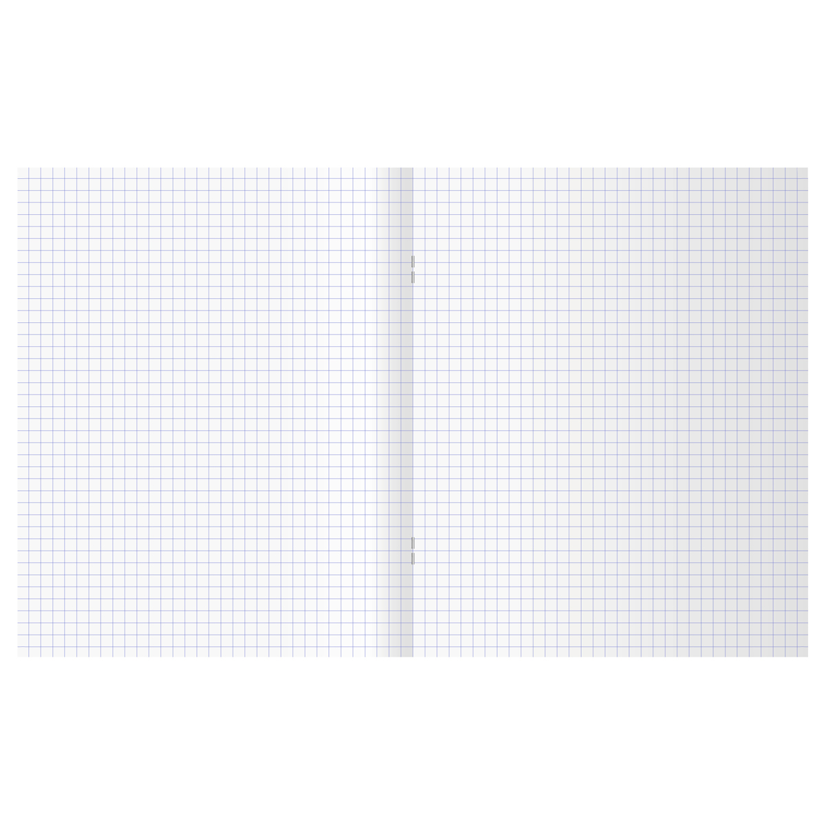 Тетрадь 80л., А4 клетка BG, бумвинил, синий