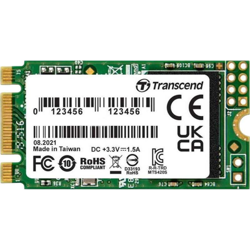 SSD накопитель Transcend SSD 420S(TS480GMTS420S), 480GB, M.2(22x42mm),SATA3