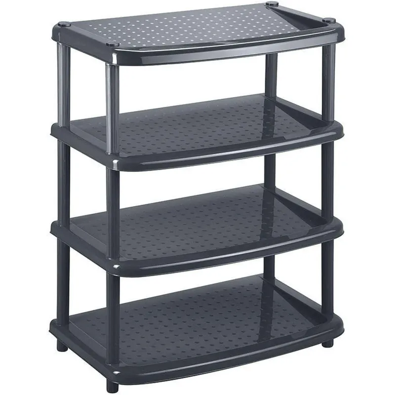 Этажерка BP_ для обуви ПАОЛА 4 полки 490Х310Х780мм Черный