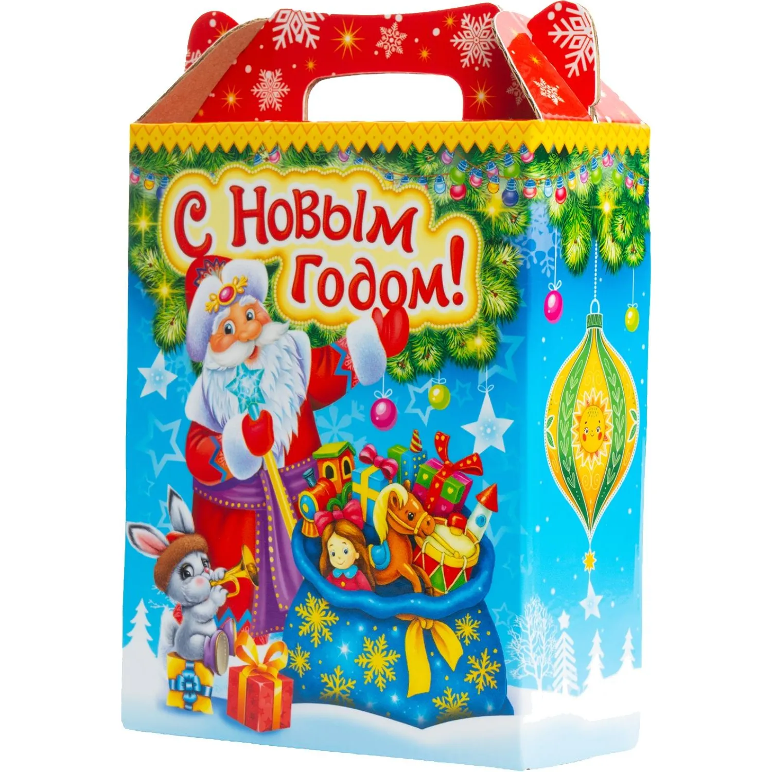 Новогодний сладкий подарок Сладкий подарок Картон 1000 грамм, K020