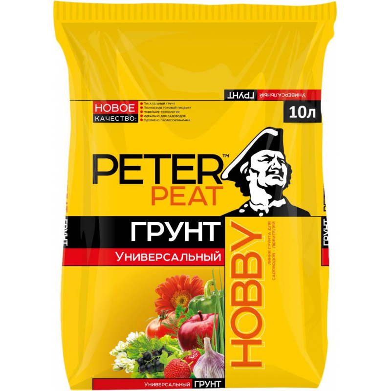 Грунт универсальный Peter Peat Хобби 10 л