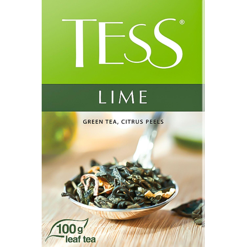 Чай Tess Lime зеленый с цитрусовыми 100 г