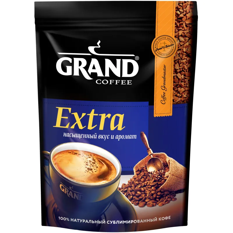 Кофе Grand Extra сублимированный, пакет 150 г.